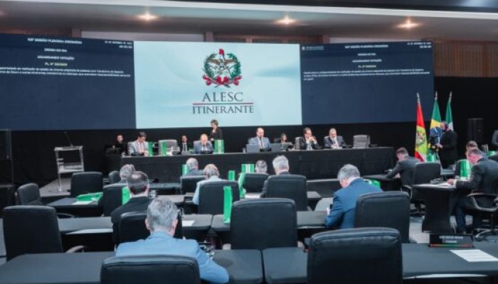 Edição do Programa Alesc Itinerante em Chapecó, realizada em novembro do ano passado
FOTO: Bruno Collaço / AGÊNCIA AL